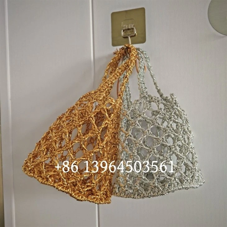 Bamboo Woven Straw Handbags
