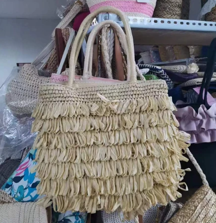 Ručne tkané strapce BEIDGE STRAW BAG