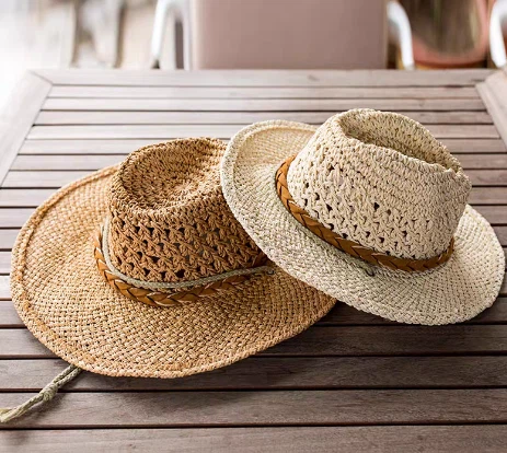 Papierové dámske plážové klobúky