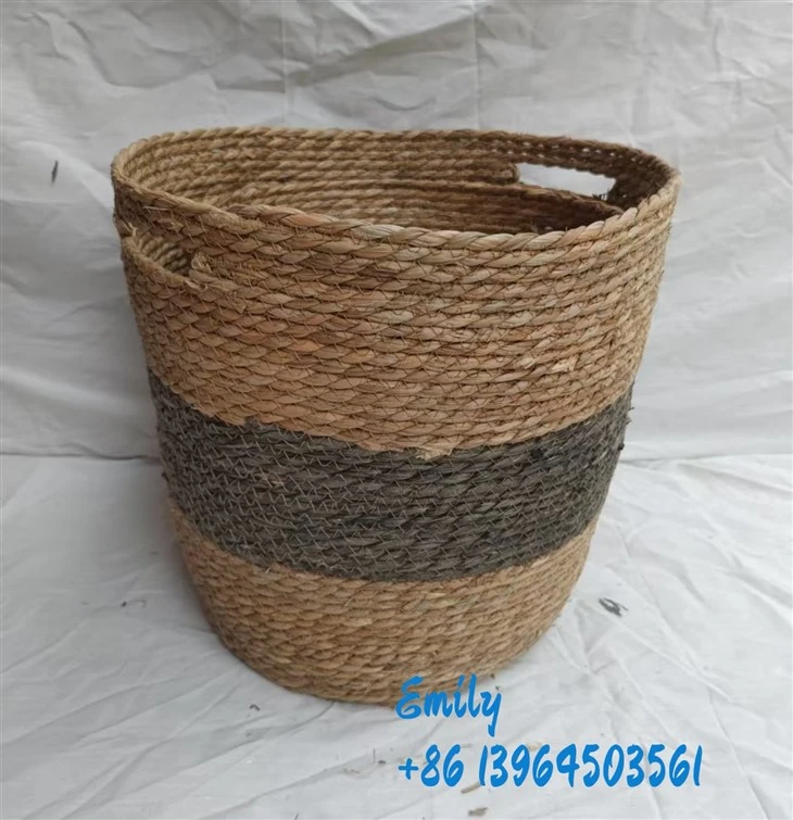 Handwoven Seagrass Storage Baskets