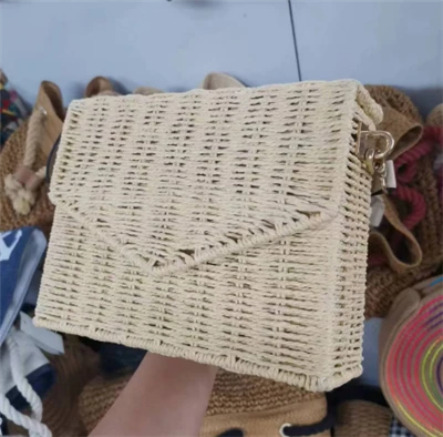 Plážová taška Lady z prírodného ratanu