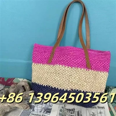 Madagaskar raffia tote tašky